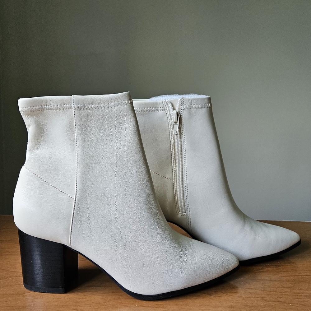 White Ankle Boots